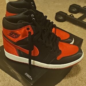 Jordan Athletic Shoes - Black and Red